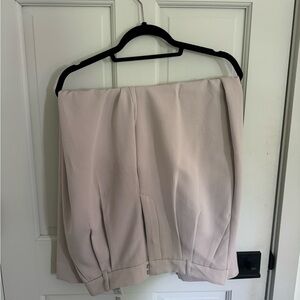 Abercrombie wide leg pleated trousers